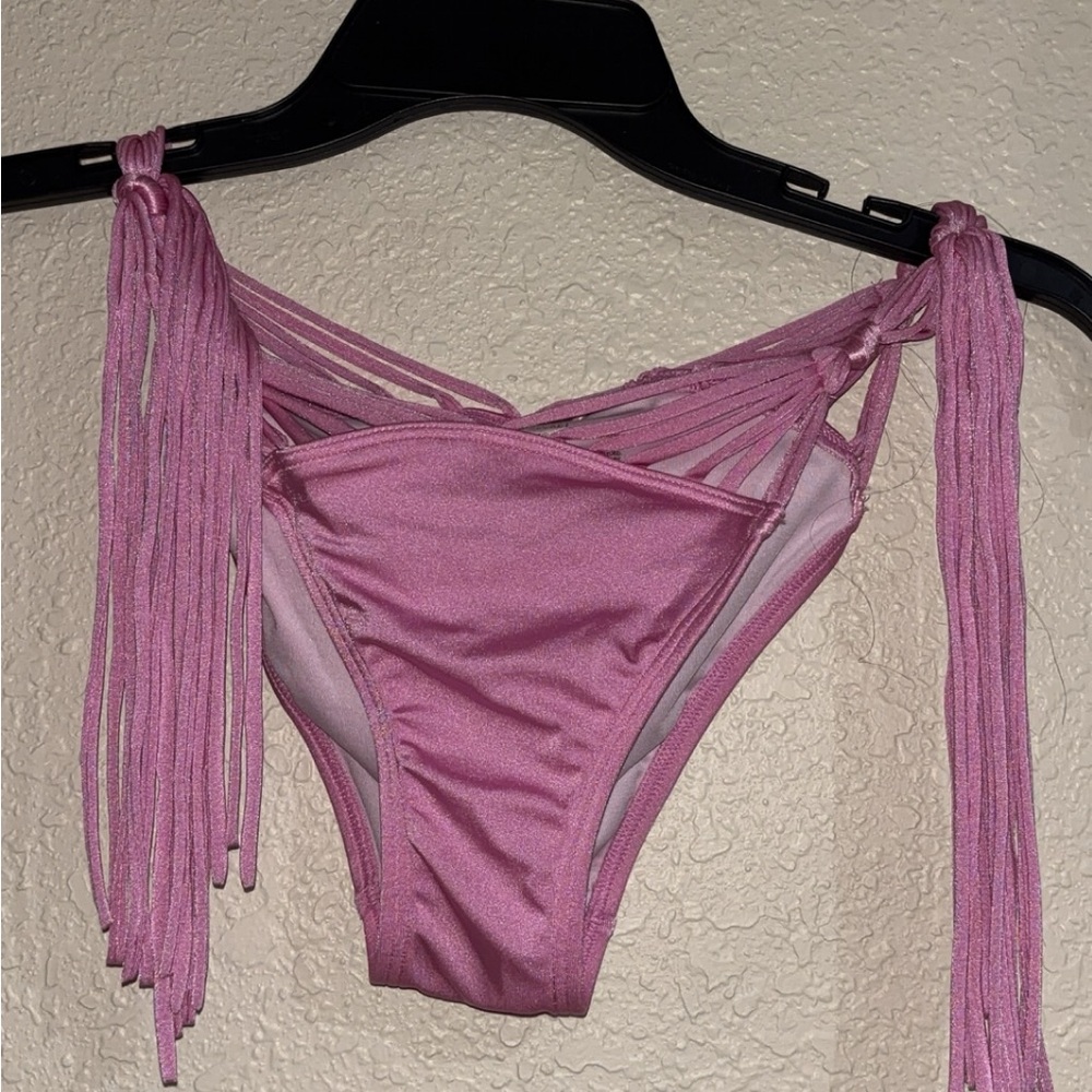 Pink Fringe Women's swim suit bottom